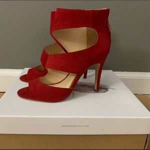 Jessica Simpson red heels